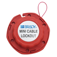 Mini Cable Lockout, 8' Length SFU842 | Ontario Safety Product