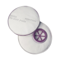 Filtre pour respirateur Diskit, Filtre contre les particules avec suppresion de vapeurs nuisibles, Vapeur organique/Filtre P100 Ontario Safety Products