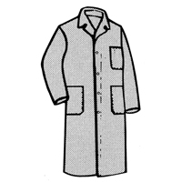 Shop Coats, Poly-Cotton, Size 30, White SG553 | Ontario Safety Product