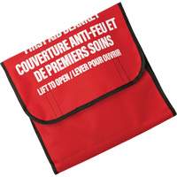 Dynamic Fire Blanket with Nylon Pouch Holder, Wool, 60"L x 71"W Ontario Safety Products