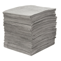 Premium Meltblown Sorbent Pads, Universal, 15" x 18", 25 gal. Absorbancy Ontario Safety Products