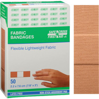 Bandages, Rectangulaire/carr&eacute;e, 3", Tissu, Non st&eacute;rile Ontario Safety Products