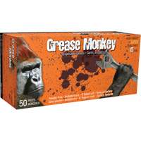 Grease Monkey&reg; Gloves, Medium, Latex, 15-mil, Powder-Free, Blue Ontario Safety Products