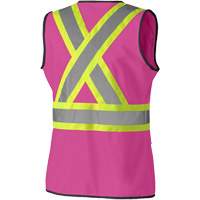 139PK Veste de s&eacute;curit&eacute; pour femme, Rose, T-petit, Polyester Ontario Safety Products