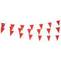 Pennant String, 60' L, Red Ontario Safety Products