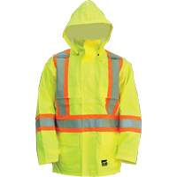 Open Road Jacket, Polyester/Polyurethane, High Visibility Lime-Yellow, Small Ontario Safety Products