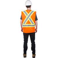 Veste de s&eacute;curit&eacute; pour la circulation, Orange haute visibilit&eacute;, 2T-Grand, Polyester Ontario Safety Products