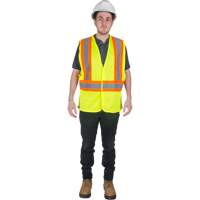 Veste de s&eacute;curit&eacute; pour la circulation, Jaune lime haute visibilit&eacute;, 2T-Grand, Polyester Ontario Safety Products