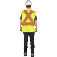 Veste de s&eacute;curit&eacute; pour la circulation, Jaune lime haute visibilit&eacute;, 2T-Grand, Polyester Ontario Safety Products