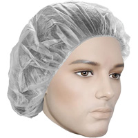 Bouffant Caps, Polypropylene, 18", White Ontario Safety Products