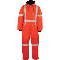 Reflective Insulated Coveralls, Small, Orange Ontario Safety Products