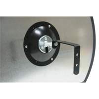 Roundtangular Convex Mirror with Bracket, 18" H x 26" W, Indoor/Outdoor SGI562 | Ontario Safety Product