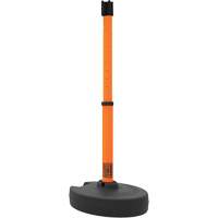 PLUS Barrier Post Set Receiver, 42" High, Orange Ontario Safety Products