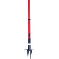 PLUS Barrier Post, 42" High, Red Ontario Safety Products