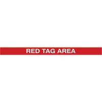 Tough-Mark™ Heavy-Duty Floor Marking, Rectangle, 48" L x 2" W, Red, Polyethylene SGJ216 | Ontario Safety Product