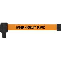 PLUS Banner Cassette, Danger - Forklift Traffic, 15', Orange Tape Ontario Safety Products