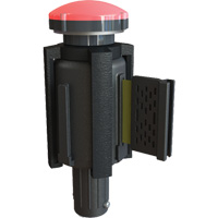 PLUS Barrier System Strobe Light Bracket & Red Strobe Light, Black SGL034 | Ontario Safety Product