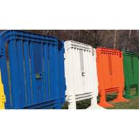 Minit Barricade, Interlocking, 49" L x 39" H, Green SGN479 | Ontario Safety Product