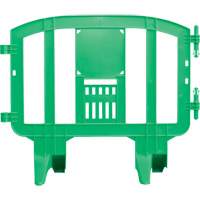 Minit Barricade, Interlocking, 49" L x 39" H, Green SGN479 | Ontario Safety Product