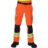 Ripstop High-Visibility Cargo Pants, Polyester, 28, High Visibility Orange Ontario Safety Products