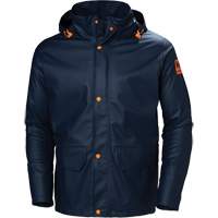 Gale Rain Jacket, Polyester/Polyurethane, X-Small, Navy Blue Ontario Safety Products