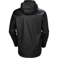 Gale Rain Jacket, Polyester/Polyurethane, Small, Black Ontario Safety Products