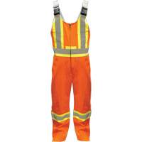Overalls, Poly-Cotton, Small, High Visibility Orange Ontario Safety Products