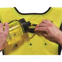Chill-Its&reg; 6687 Economy Dry Evaporative Cooling Vest, Small/Medium, High Visibility Lime-Yellow Ontario Safety Products