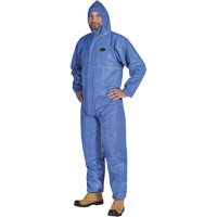 Flame-Resistant SMS Disposable Coveralls, Size Small, Blue SGP072 | Ontario Safety Product