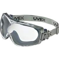 Uvex HydroShield<sup>®</sup> Stealth<sup>®</sup> OTG Safety Goggles, Clear Tint, Anti-Fog/Anti-Scratch, Fabric Band SGW370 | Ontario Safety Product