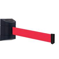 TensaBarrier&reg; Wall Mounted Unit, Plastic, Screw Mount, 30', Red Tape Ontario Safety Products