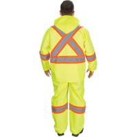 V&ecirc;tements imperm&eacute;ables RZ1000, Polyester, Petit, Jaune lime haute visibilit&eacute; Ontario Safety Products
