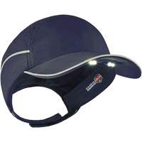 Skullerz<sup>®</sup> 8965 Lightweight Bump Cap Hat with LED Lighting, Navy Blue SGQ310 | Ontario Safety Product