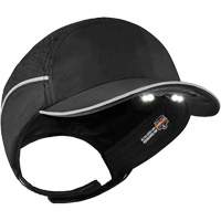 Skullerz<sup>®</sup> 8965 Lightweight Bump Cap Hat with LED Lighting, Black SGQ316 | Ontario Safety Product