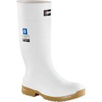 Slip Resistant Boots, Rubber, Steel Toe, Size 4 Ontario Safety Products