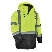 GloWear<sup>®</sup> 8384 Type R Thermal Parka, High Visibility Lime-Yellow, Small, ANSI/ISEA 107 Class 3 SGQ738 | Ontario Safety Product