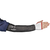 HyFlex&reg; 11-281 Series Wide Cut Resistant Sleeve with Thumbhole, Intercept, 22", ASTM ANSI Level A4, Grey Ontario Safety Products