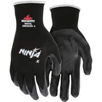 Ninja&reg; Coated Gloves, Large, Bi-Polymer Coating, 15 Gauge, Nylon/Lycra&reg; Shell Ontario Safety Products