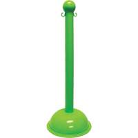 Heavy-Duty Stanchion, 40" High, Green SGT163 | Ontario Safety Product