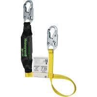 Miller&reg; HP Shock-Absorbing Lanyard, 4', Locking Snap Hook Center, Locking Snap Hook Leg Ends, Polyester Ontario Safety Products