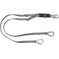 V-Series Tie-Back Lanyard, 6', Carabiner Center, Snap Hook Leg Ends, Nylon Ontario Safety Products