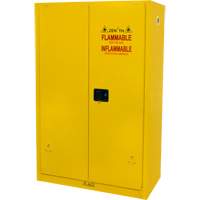 Flammable Storage Cabinet, 45 gal., 2 Door, 43" W x 65" H x 18" D SGU466 | Ontario Safety Product
