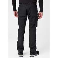 Pantalons d'entretien Oxford, Poly-coton, Noir, Taille 30, Entrejambe 30 Ontario Safety Products