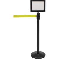 Sign Frame for Crowd Control Post, Black SGU786 | Ontario Safety Product