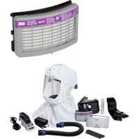 Versaflo™ Easy Clean PAPR Kit, Loose Fitting Hood & Faceshield, Lithium-Ion Battery SGV307 | Ontario Safety Product