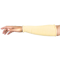 Contender Cut-Resistant Composite-Knit Sleeves, Aramid, 18", ASTM ANSI Level A5, Yellow Ontario Safety Products