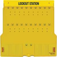Trilingual Covered Lock Station, None Padlocks, 20 Padlock Capacity, Padlocks Not Included SGW125 | Ontario Safety Product