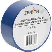 Aisle Marking Tape, 2" x 108', PVC, Blue SGW126 | Ontario Safety Product