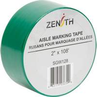 Aisle Marking Tape, 2" x 108', PVC, Green SGW128 | Ontario Safety Product