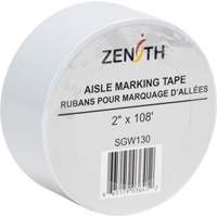 Ruban pour marquage d'all&eacute;es, 2" x 108', PVC, Blanc Ontario Safety Products